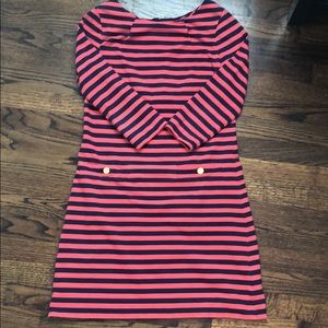 Lily Pulitzer red and navy dress size small